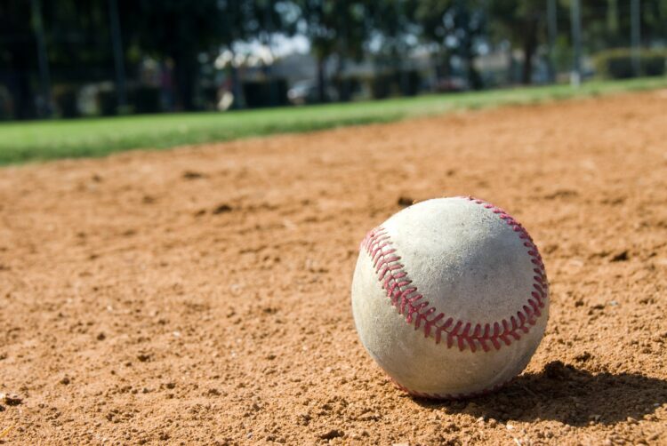 Baseball and field